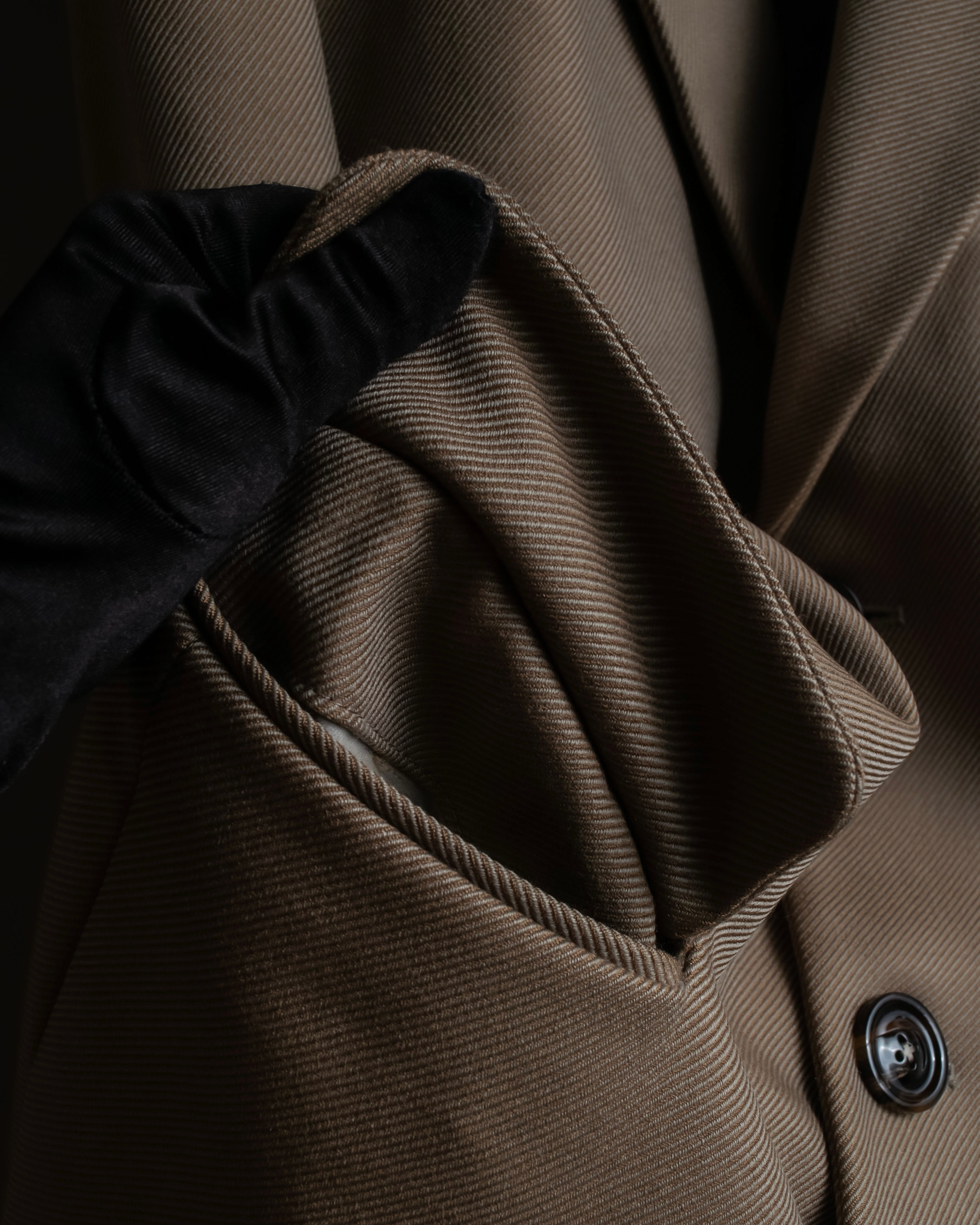 "MAISON MARGIELA" 13AW structured mid-length tailored coat