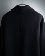 "Valentino Garavani"Shawl collar A-line silhouette long coat