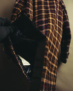 “sacai” 2010's Tartan wool cashmere padded hybrid coat
