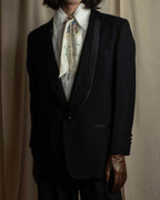 "BALENCIAGA" Structured tailored shawl collar jacket