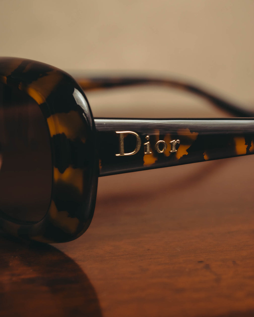 -SPECIAL- "Christian Dior" 90's Tortoiseshell oversized square sunglasses