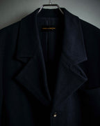 "COMME des GARCONS" 90's Front panel docking design chester coat