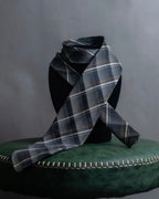 "COMME des GARCONS HOMME"
Argyle check pattern wool necktie