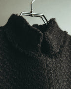 “CHANEL” 04AW textured tweed short sleeve jacket