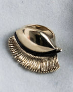 "Dior" Feather motif antique style ring