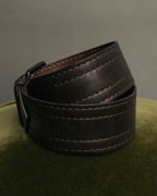 “Yves Saint Laurent” 00’s Wide eyelet leather belt