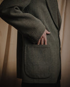 "Burberrys" 90’s early british tweed country tailored jacket