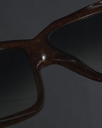 "Christian Dior" 80’s sculptural tortoiseshell optyl sunglasses