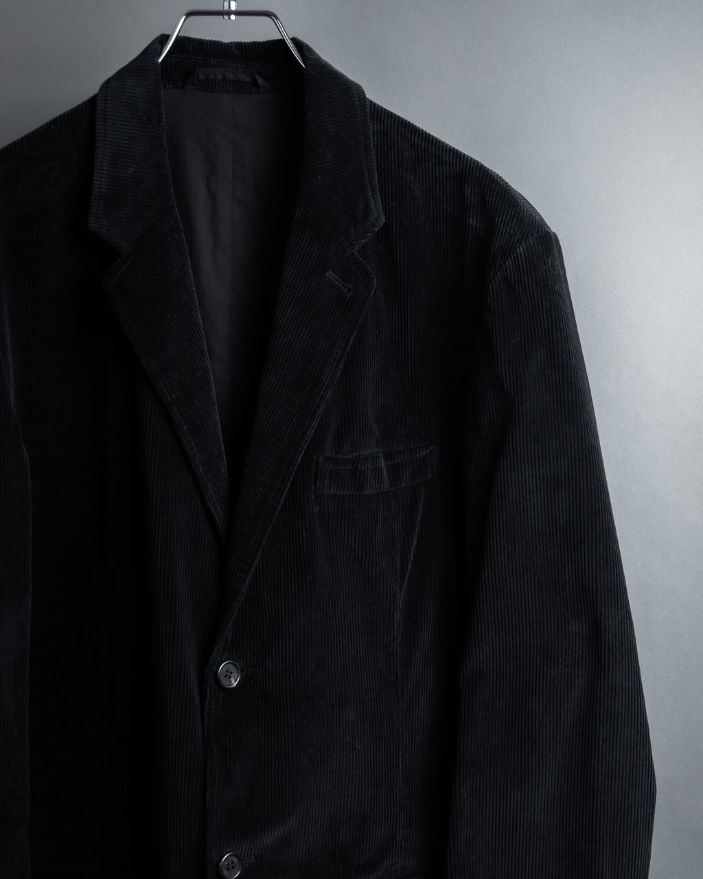 "dunhill" Classically tailored corduroy jacket