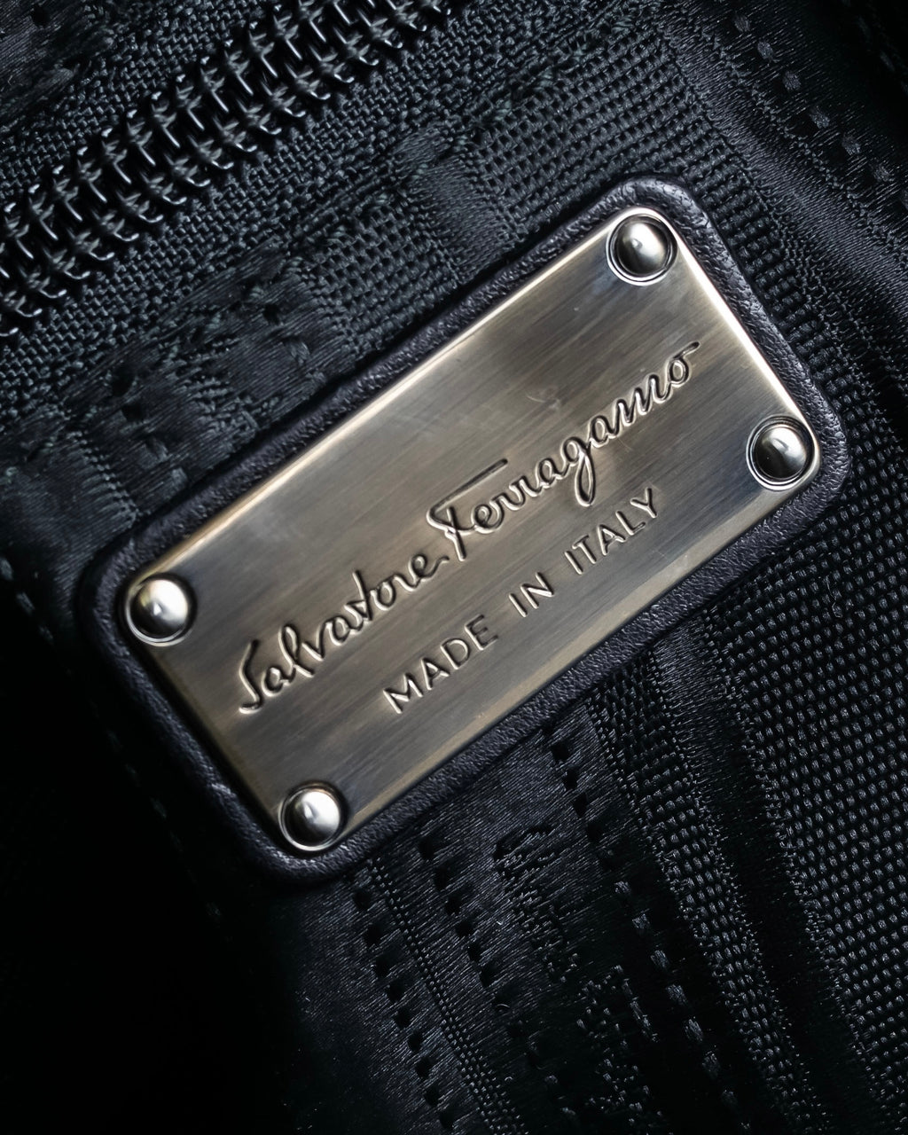 "Salvatore Ferragamo" Gancini motif leather one-handle bag