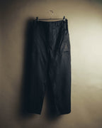 "Christian Dior" 20's Sheer striped silk cotton wide-leg trousers