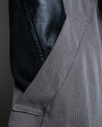 “DOUBLE STANDARD CLOTHING” Designed sleeve hooded middle coat