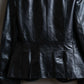 "BURBERRY" 100% cow leather Military pocket details short length jacket