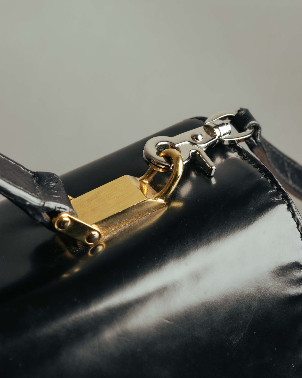 -SPECIAL- “BALENCIAGA” 2013-17 Le dix mixed leather shoulder bag