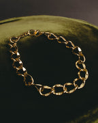 "Dior" Statement gold tone chain necklace
