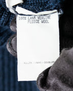 "VALENTINO" Floral lace cable knit docking design pullover