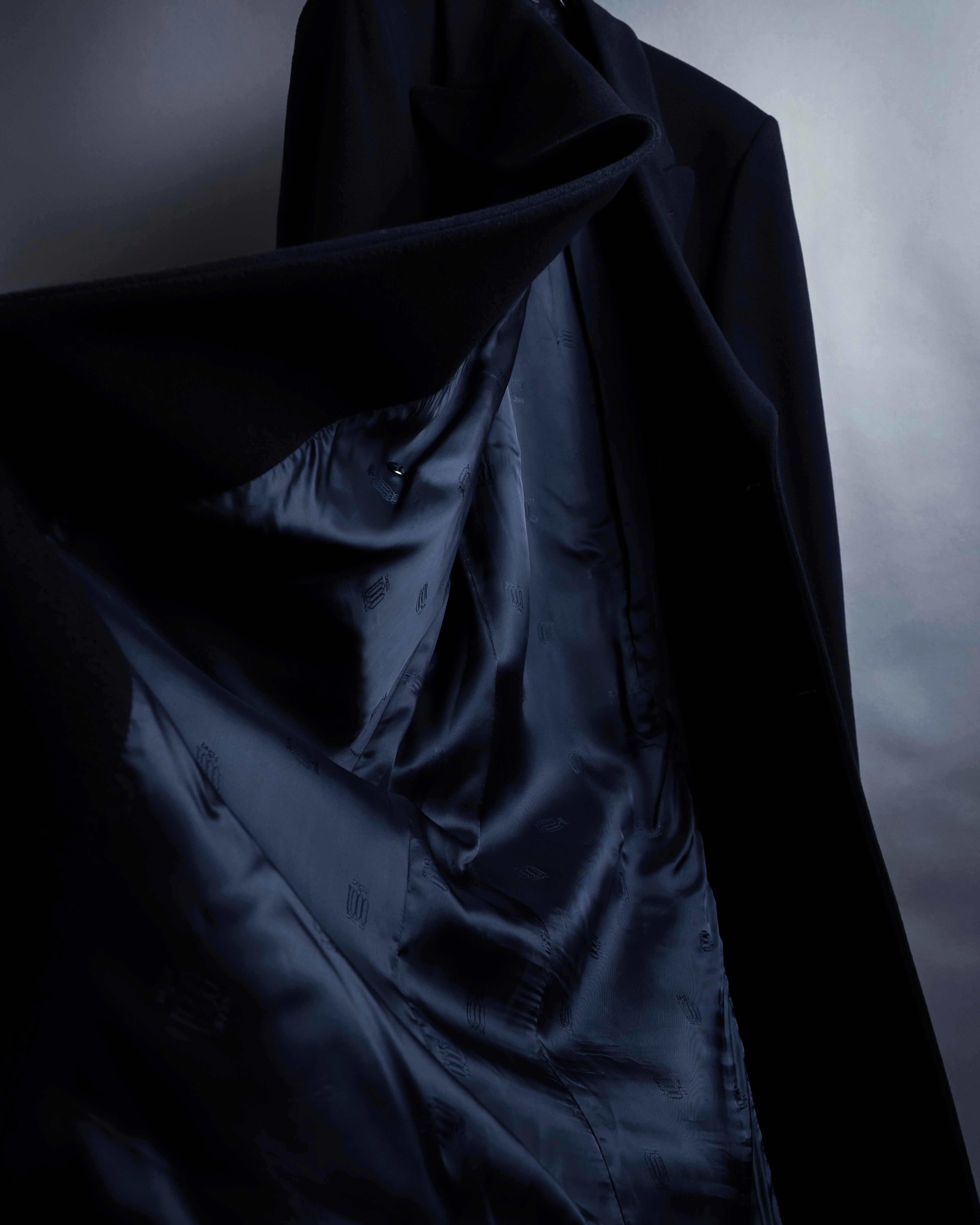 "STUDIO 0001 BY FERRE" Structured silhouette super long chester coat