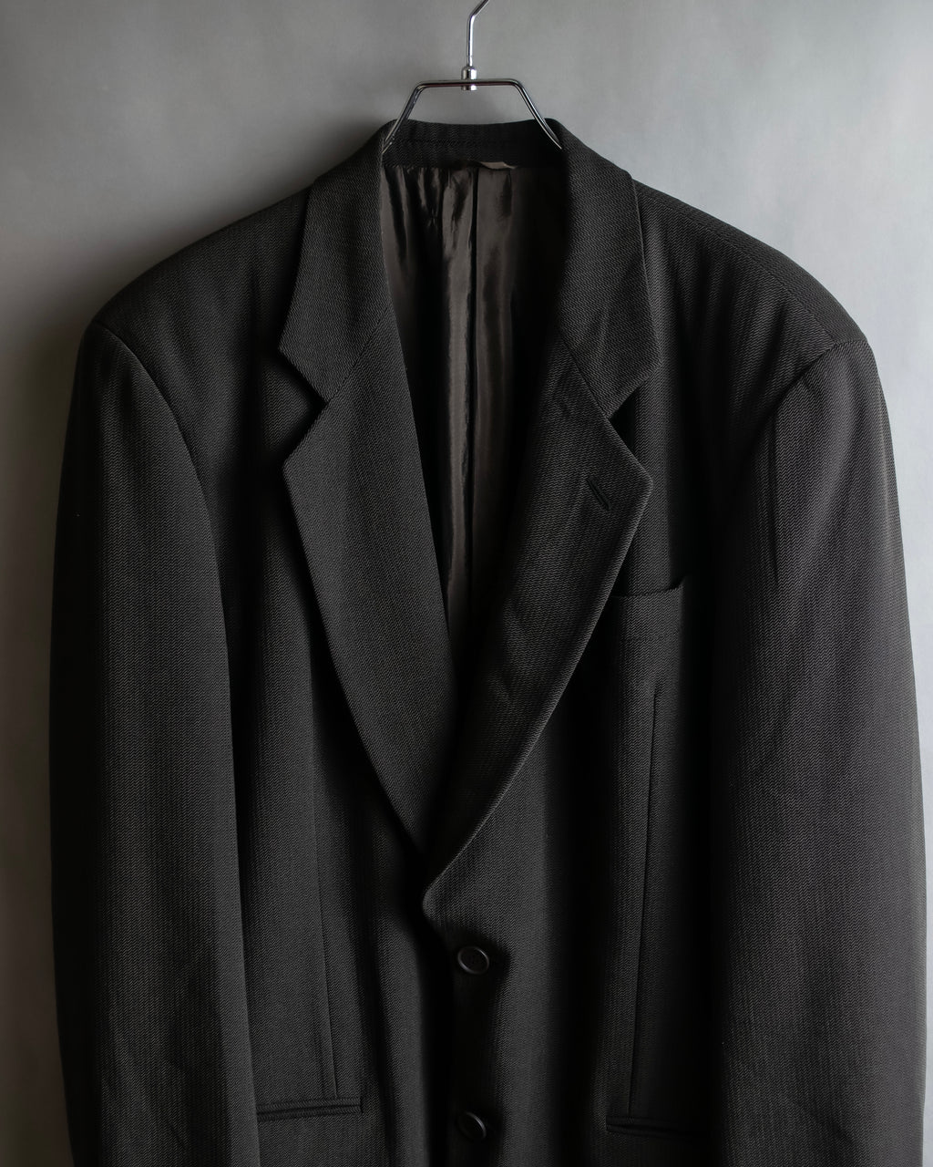 "GIORGIO ARMANI" 90's Oversized brown tailored jacket