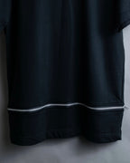 “Comme des Garçons Homme Plus” Zip attached detail T shirt