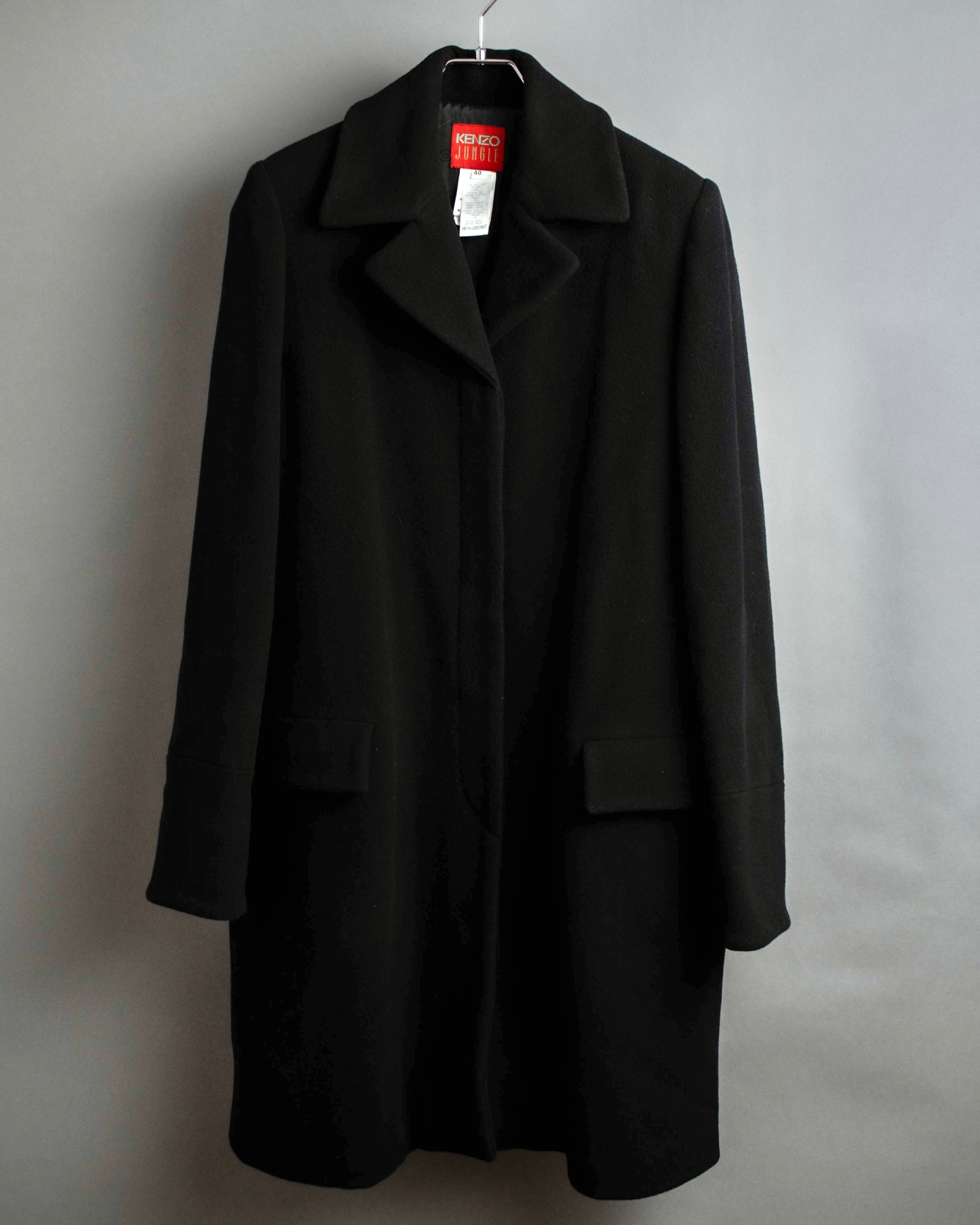 "KENZO" JUNGLE red tag period shaped chester coat