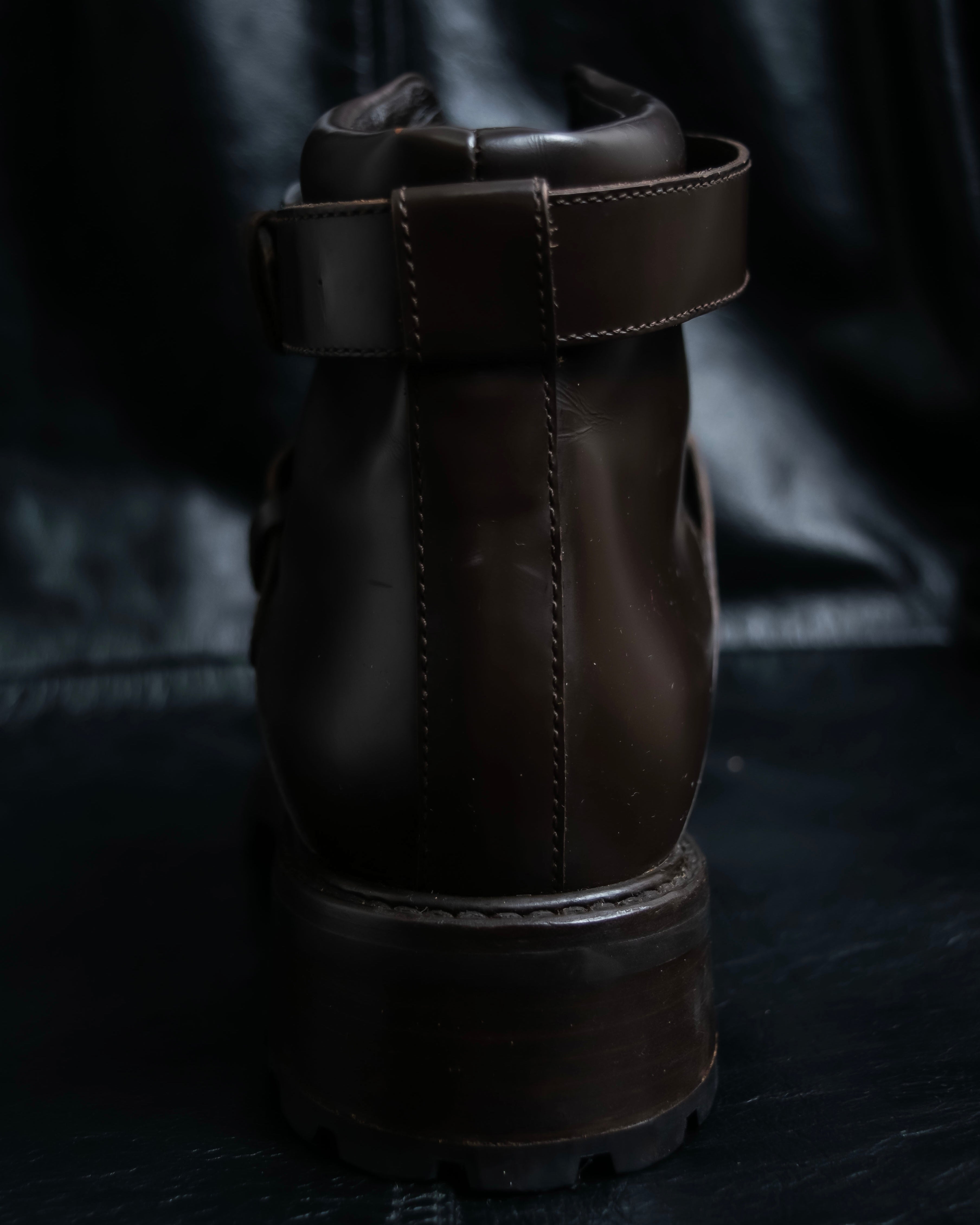 "PRADA" Belt design high cut boots