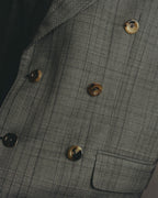 -SPECIAL- “GUCCI” 2019-2021 Glen check double-breasted wool suit