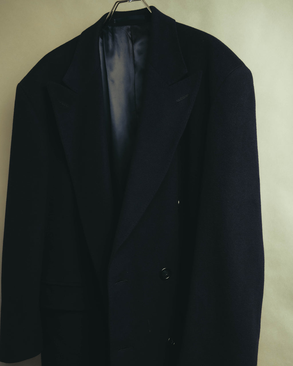 “Burberrys” 80’s-90’s Oversized double-breasted cashmere chester coat
