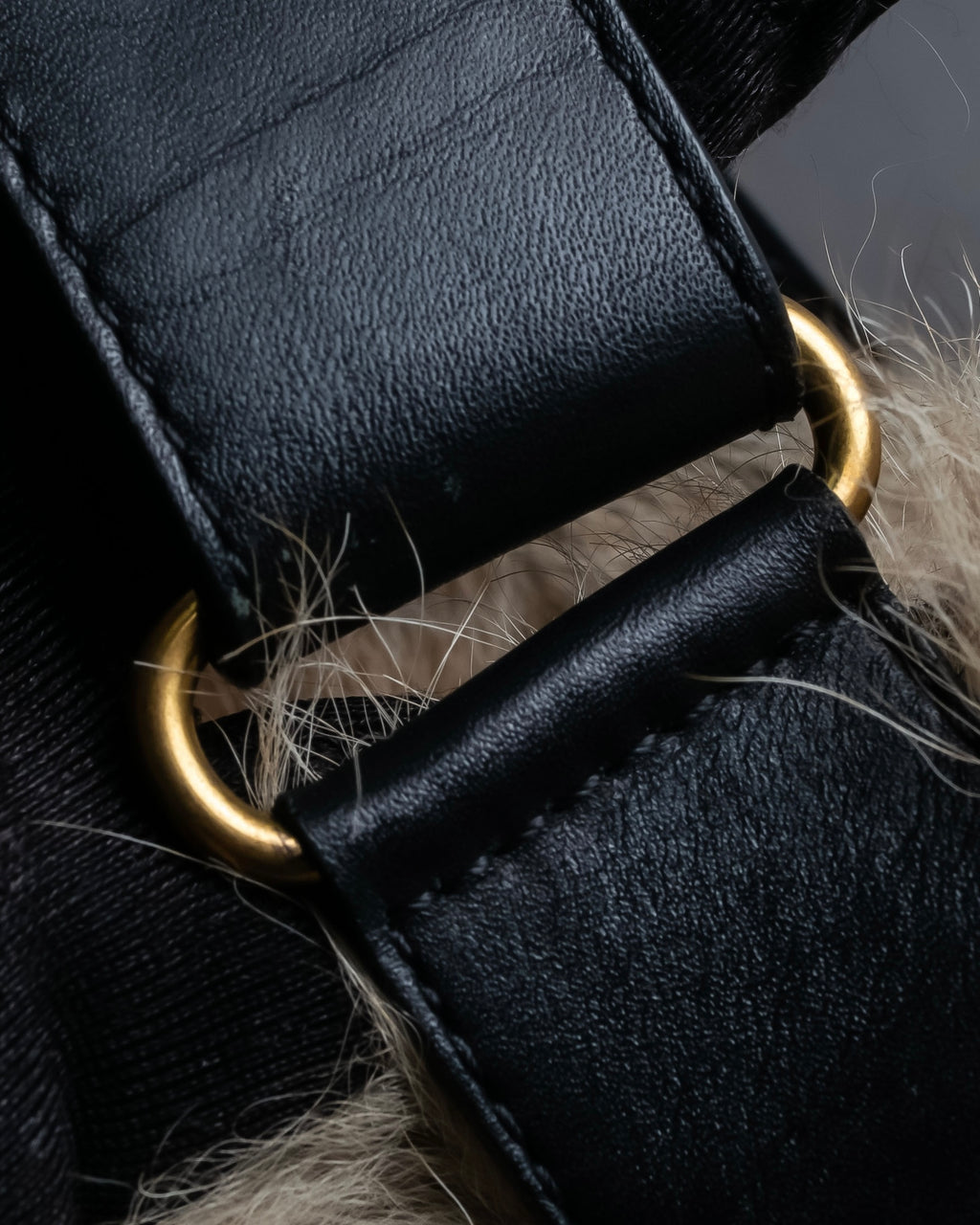 "GUCCI" Horsebit design Princetown heeled loafers