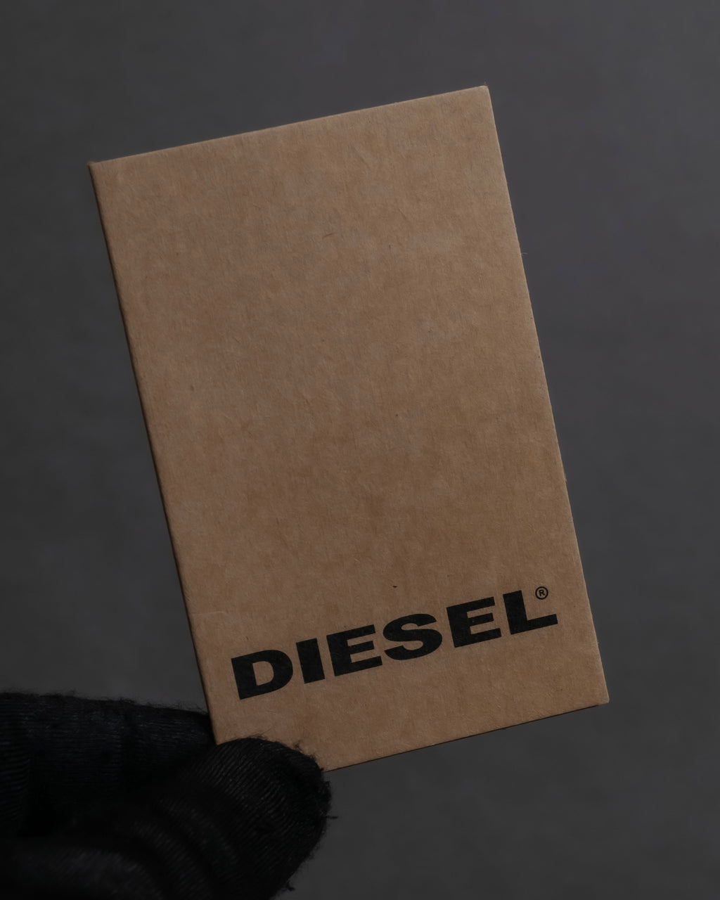 "DIESEL" Silver stud design leather one shoulder bag