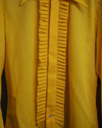 -MOOD Vintage Collections-
70’s Ruffled long point collar shirt