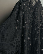 “GIANNI VERSACE” 80’s-90’s Couture polka dot lace shirt