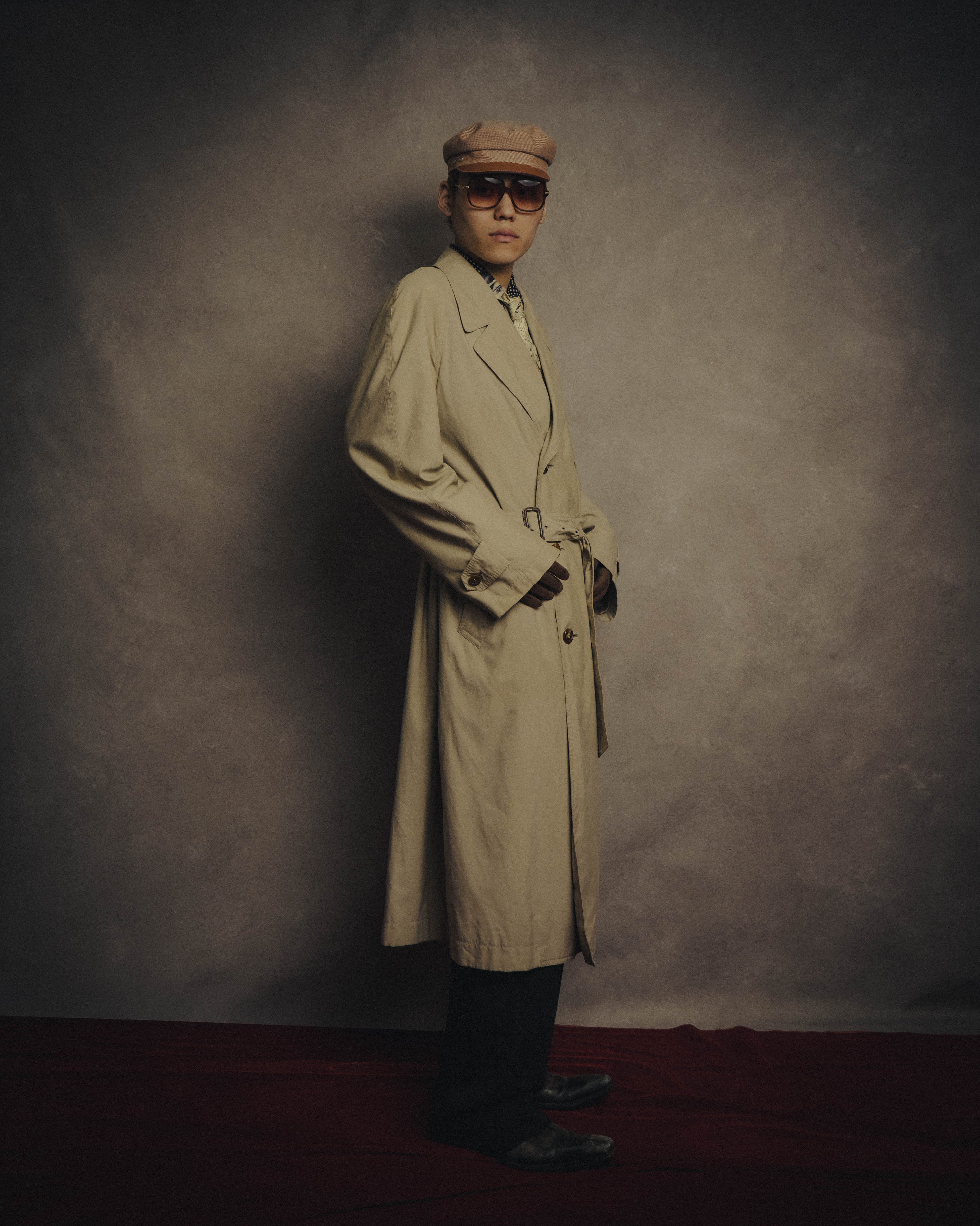 -MOOD MILLÉSIMES- 90’s oversized belted double long coat