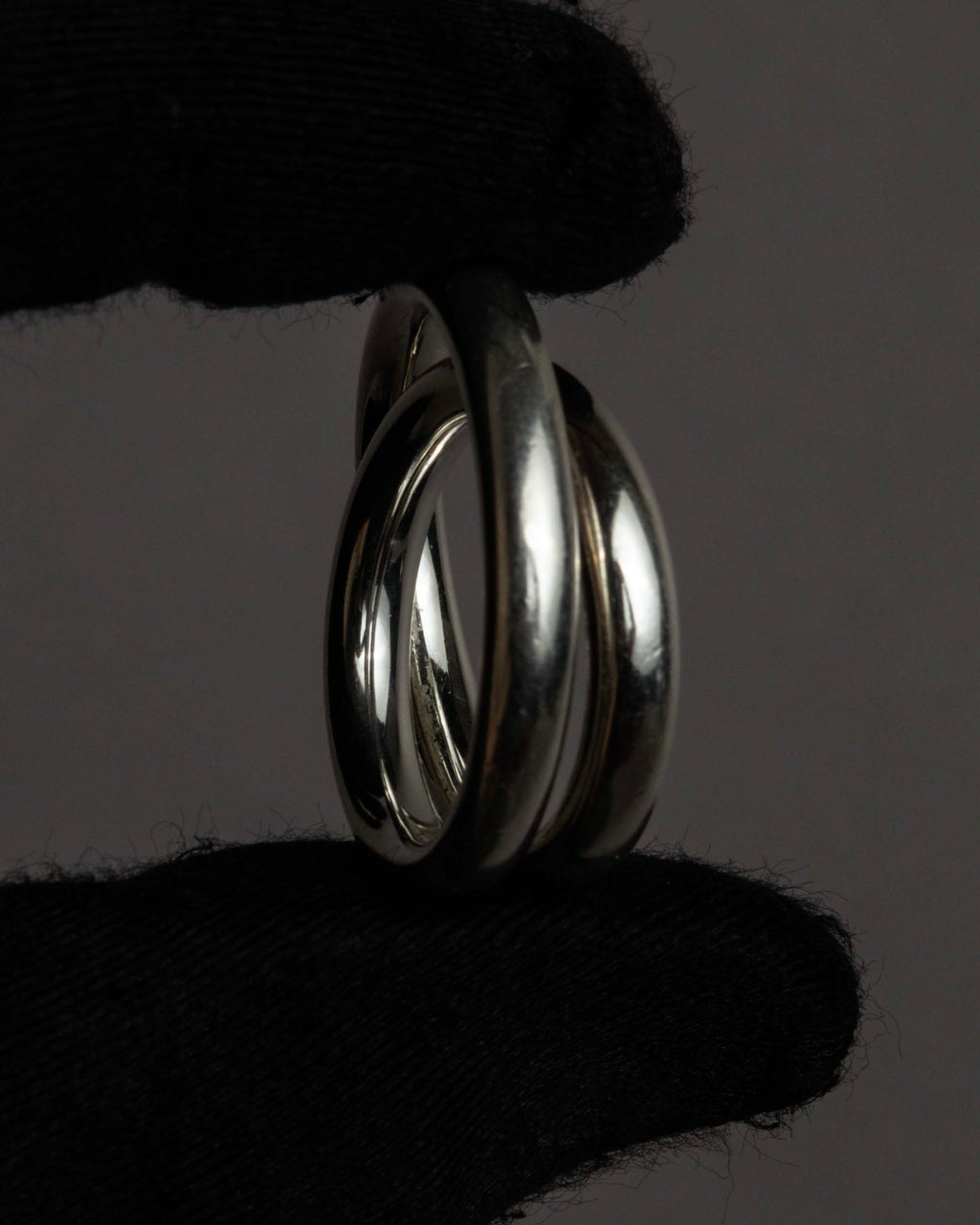 "HERMES" Vertige polished silver 925 ring