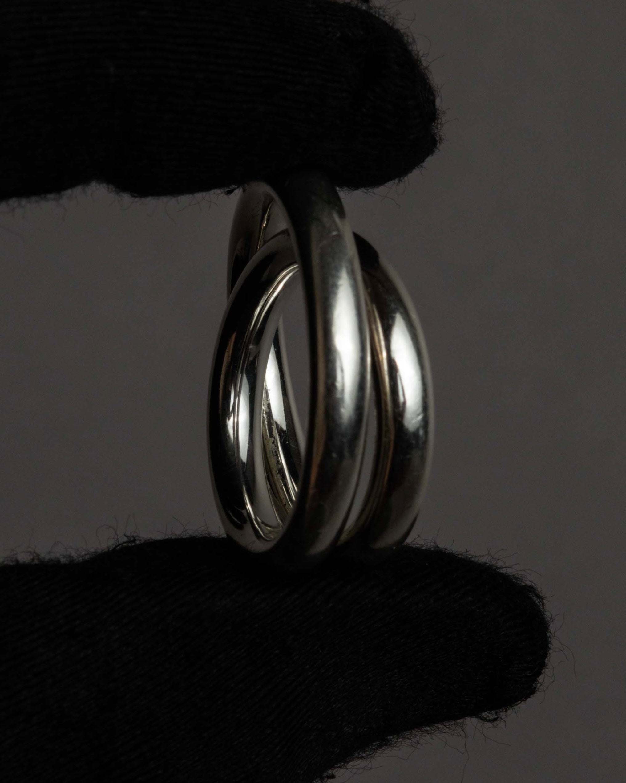 "HERMES" Vertige polished silver 925 ring