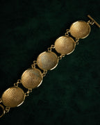 “Christian Dior” 90’s Medallion motif toggle bracelet