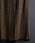 "HERMES" Gaultier period fringe design wrap skirt