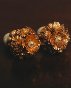 "Christian Dior" 2020's Floral double-sided stud earrings
