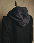 "BALENCIAGA" 2022 Distressed hooded long coat