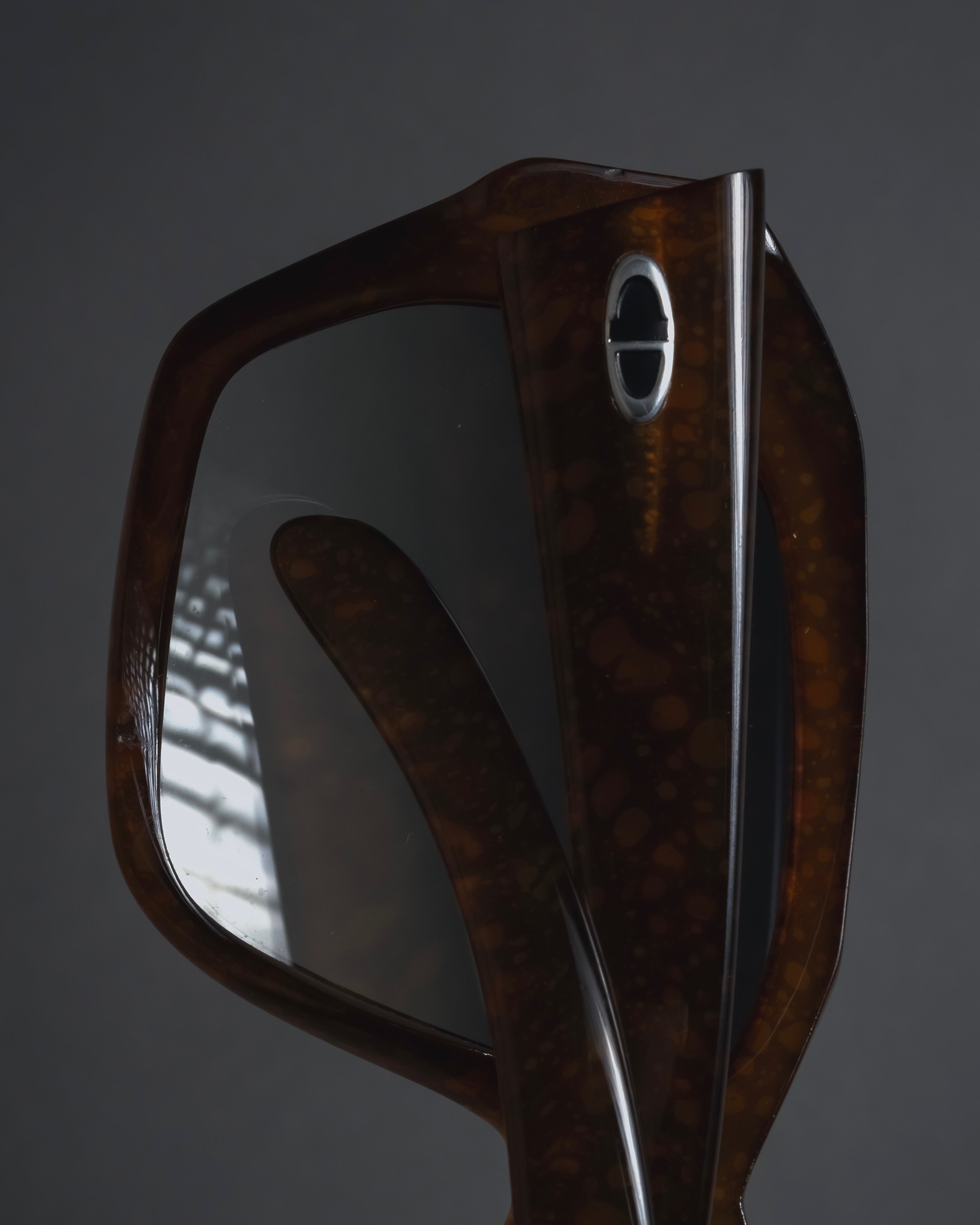 "Christian Dior" 80’s sculptural tortoiseshell optyl sunglasses