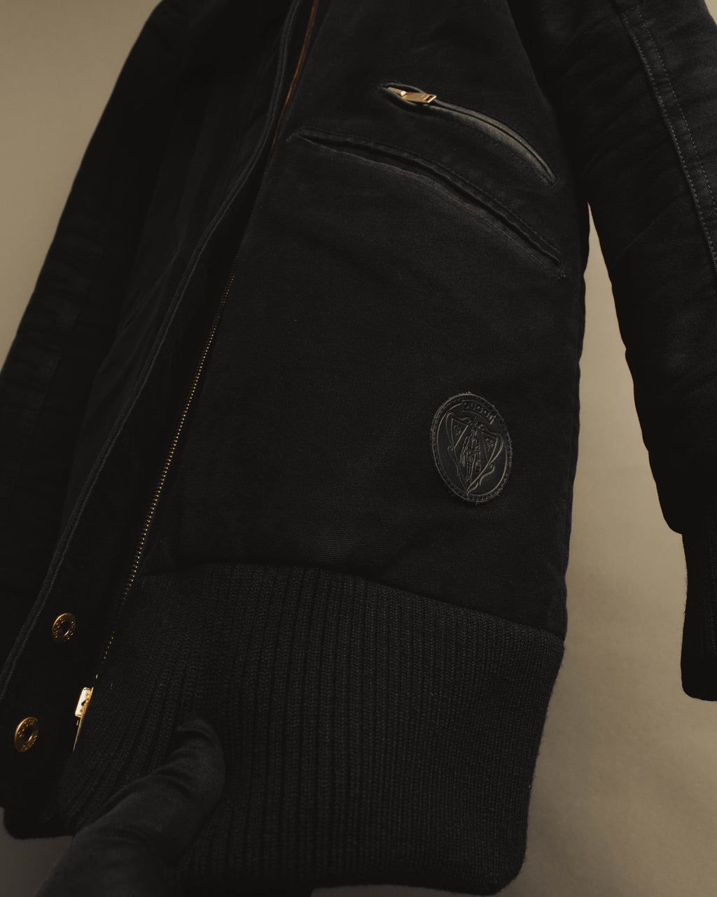 “GUCCI” Late 00’s military detail cotton long jacket