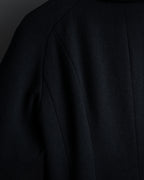 “KEITA MARUYAMA” Floral appliqué one-button chelsea coat