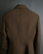 "SPORTSMAX" Carving flap design mid-length coat