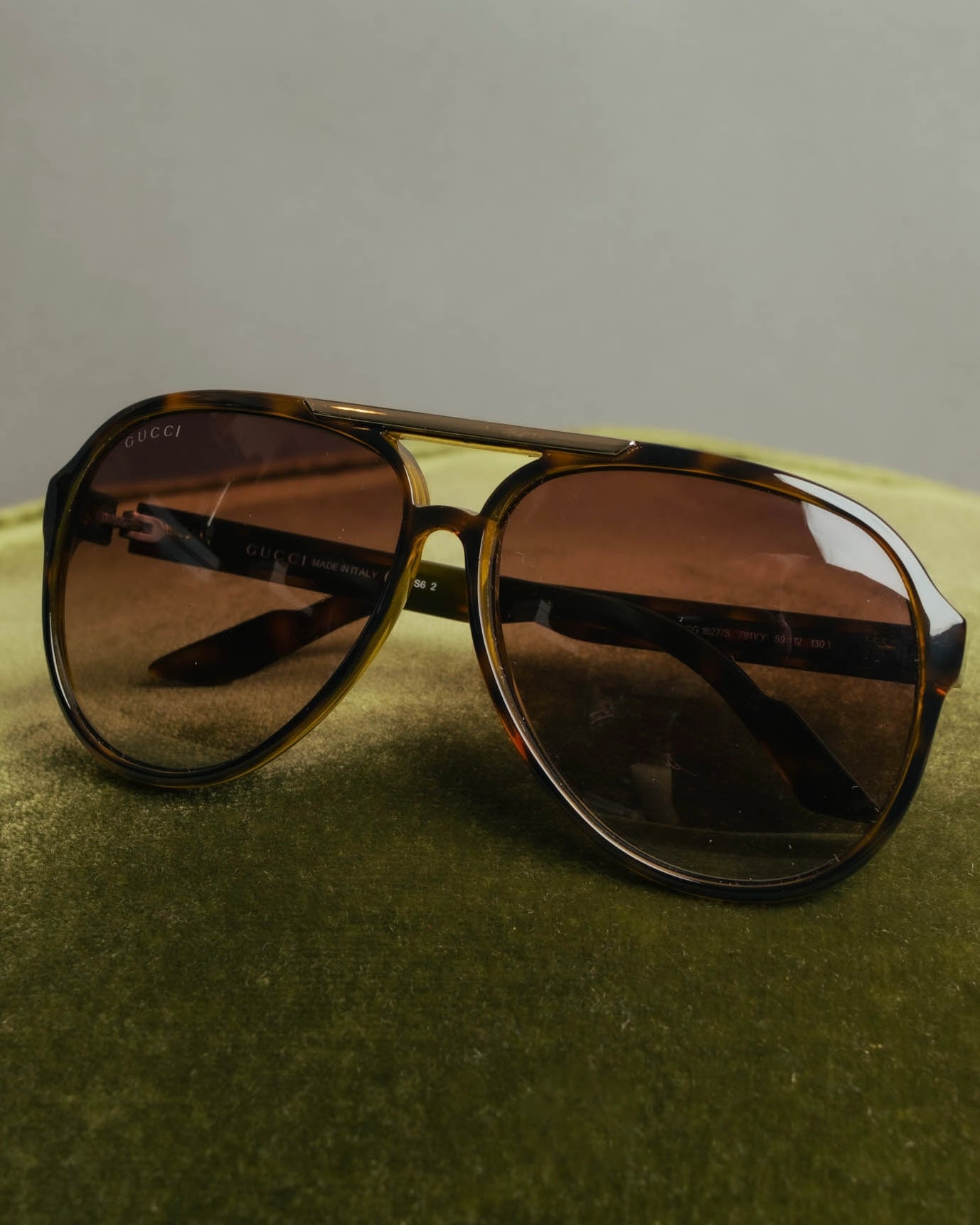 "GUCCI" 00's-10's Iconic aviator sunglasses
