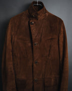 –SPECIAL– "Salvatore Ferragamo" 00’s reversible shearling sheep skin jacket