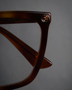 “GUCCI” 2017-2022 Bee motif havana eyeglasses