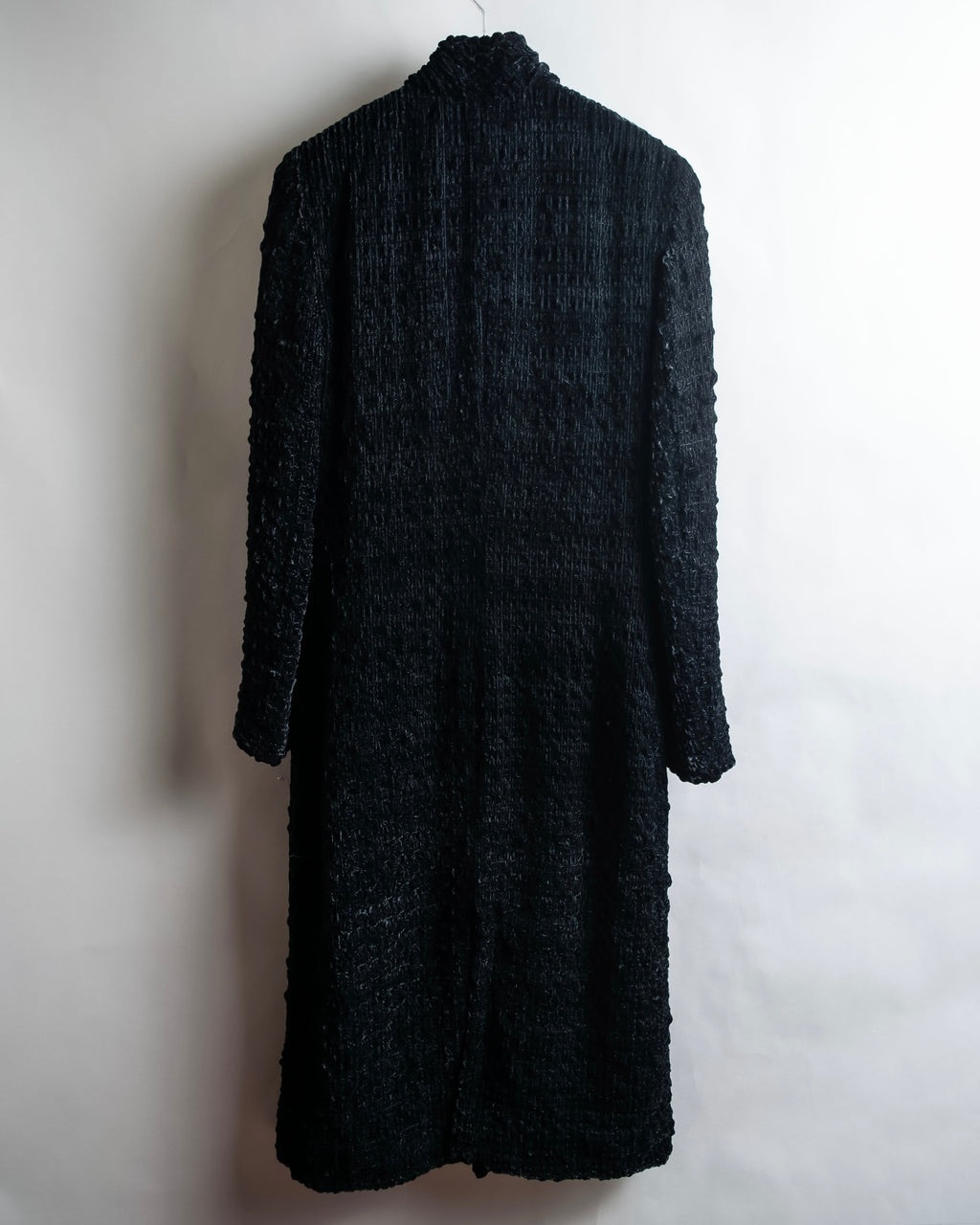 "GIORGIO ARMANI" Stand collar velour long coat