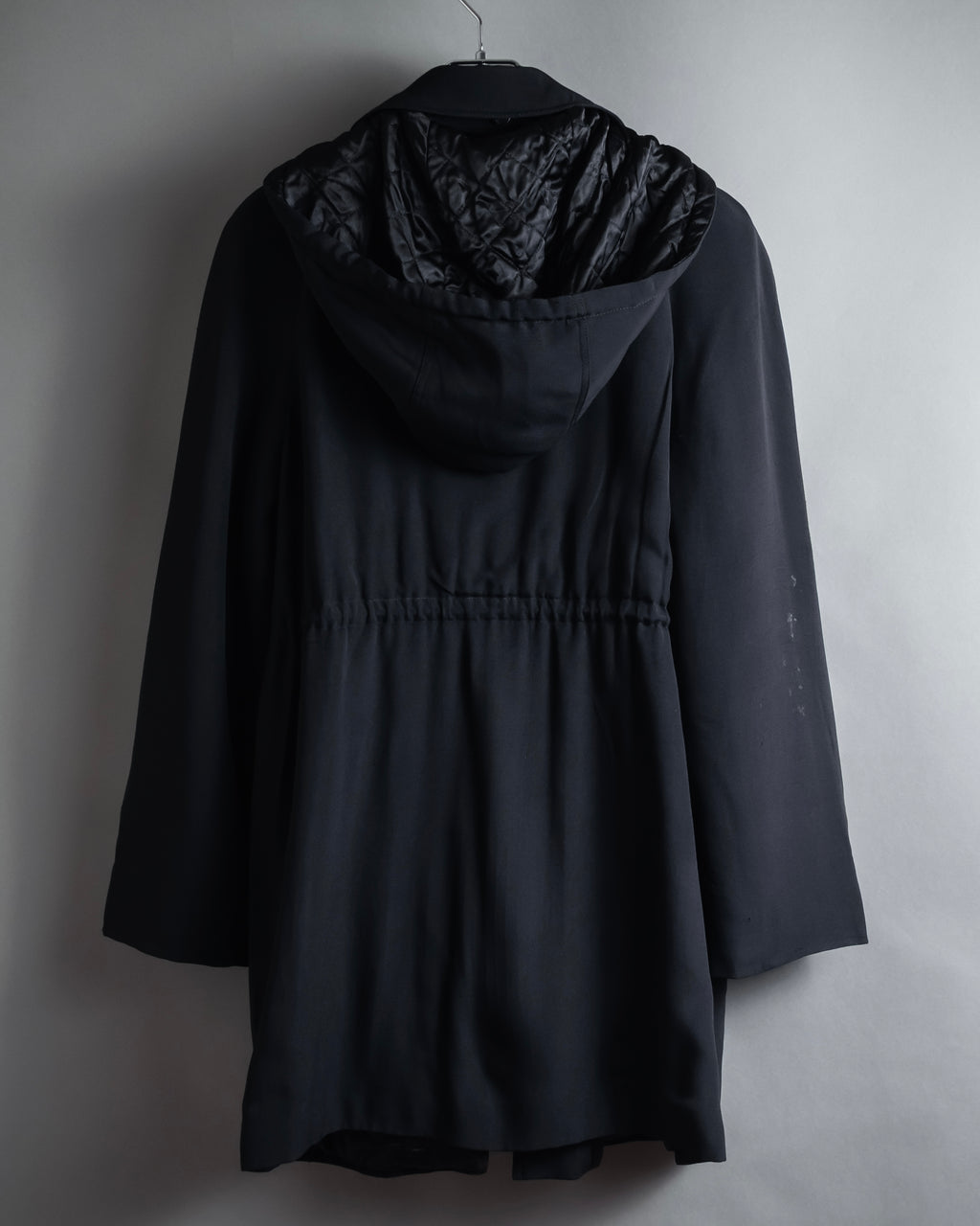 "VALENTINO" 90’s Couture-lined hooded coat