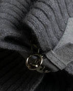 "GUCCI" Cashmere brand double zipper blouson