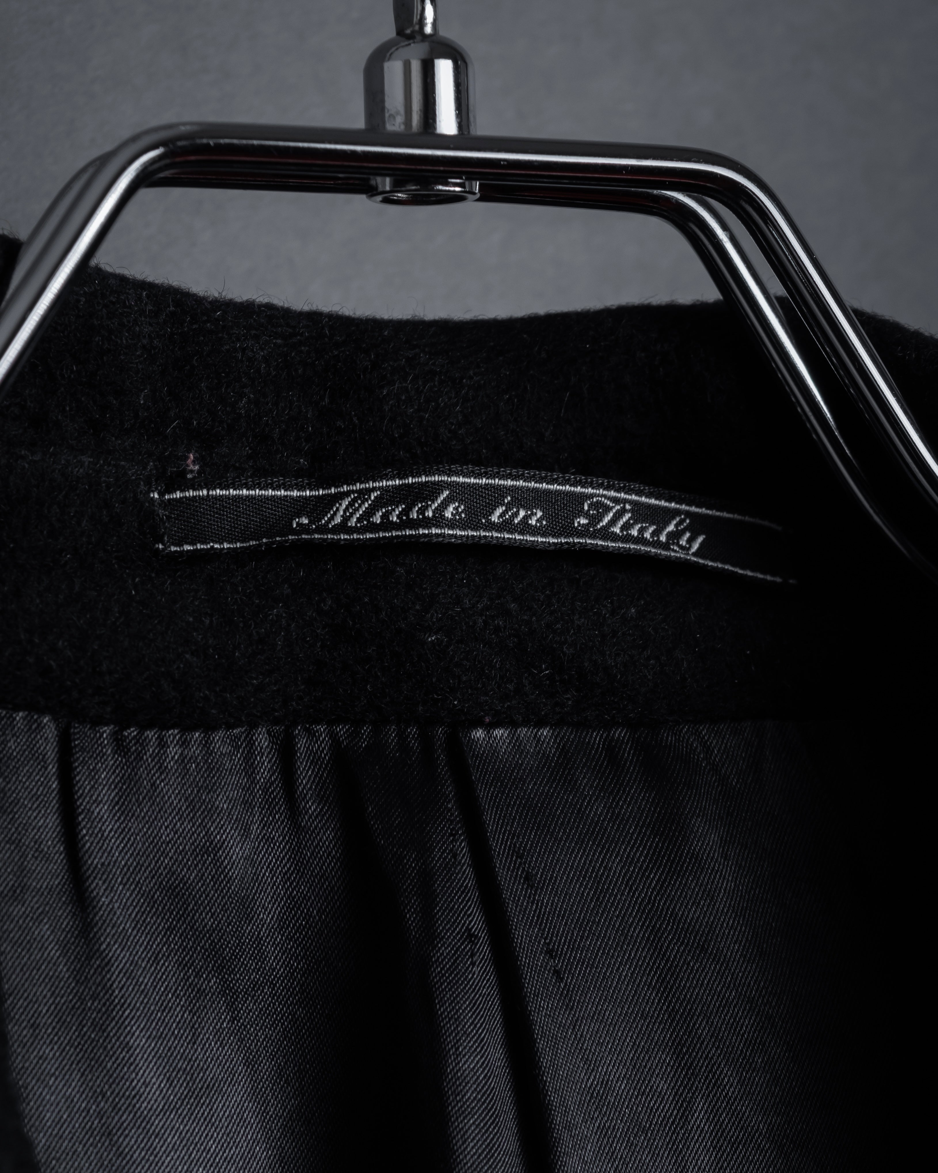 "FENDI" 80's-90's Classic cashmere long chester coat