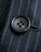 "GUCCI" Thin stripe pattern oversized jacket